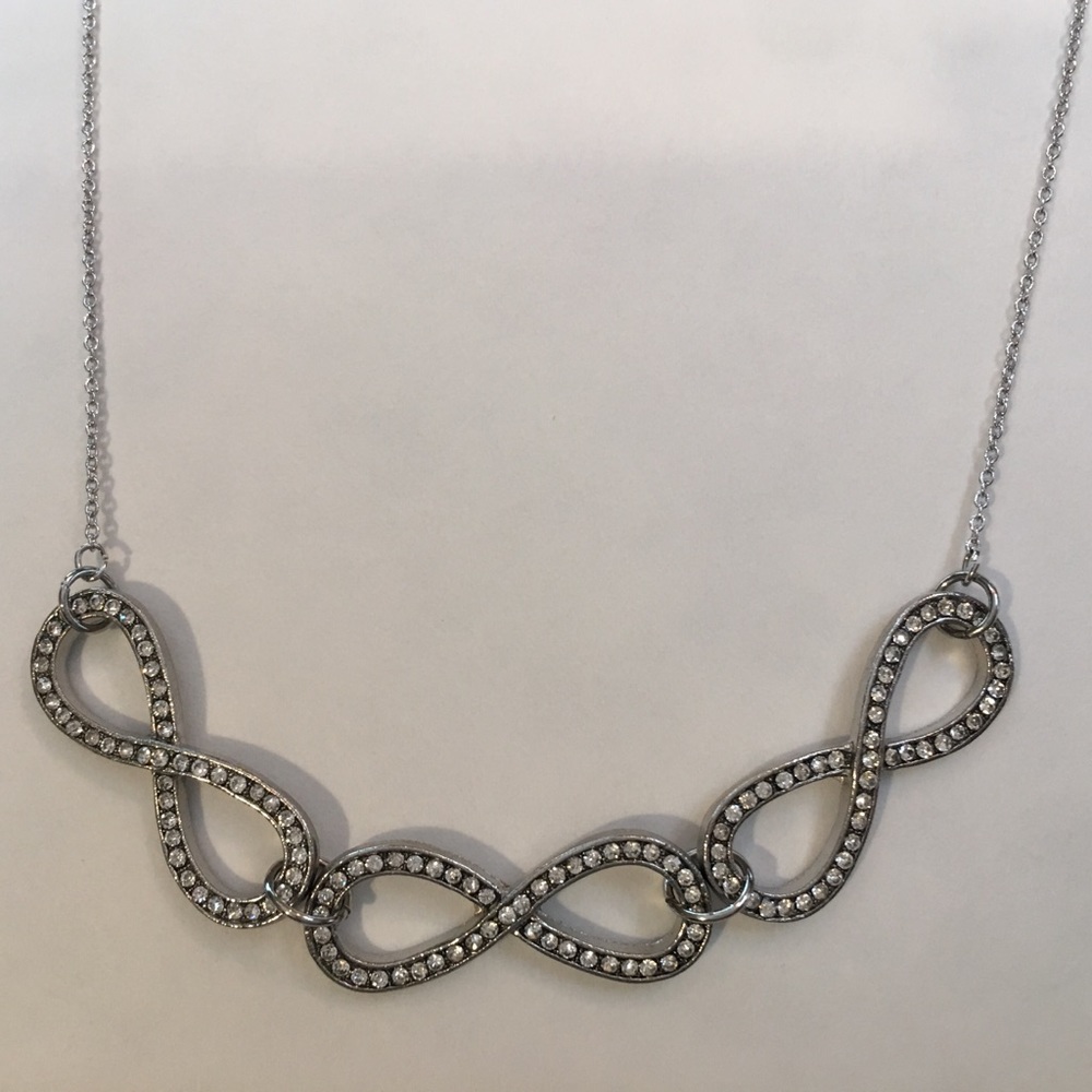 Tri Infinity Necklace